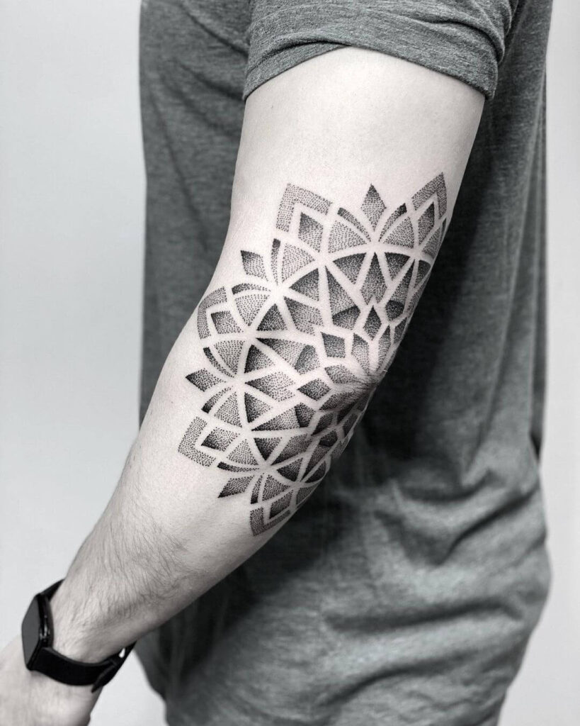 mandala sleeve tattoo