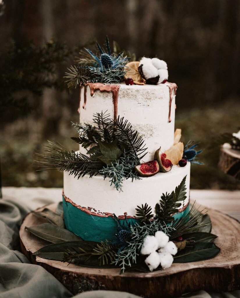 Unique boho cake