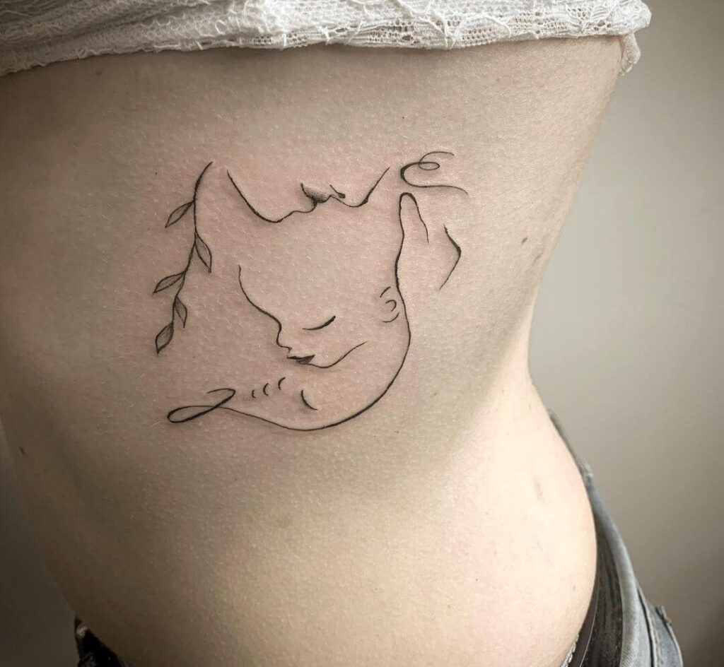 Minimal family tattoo