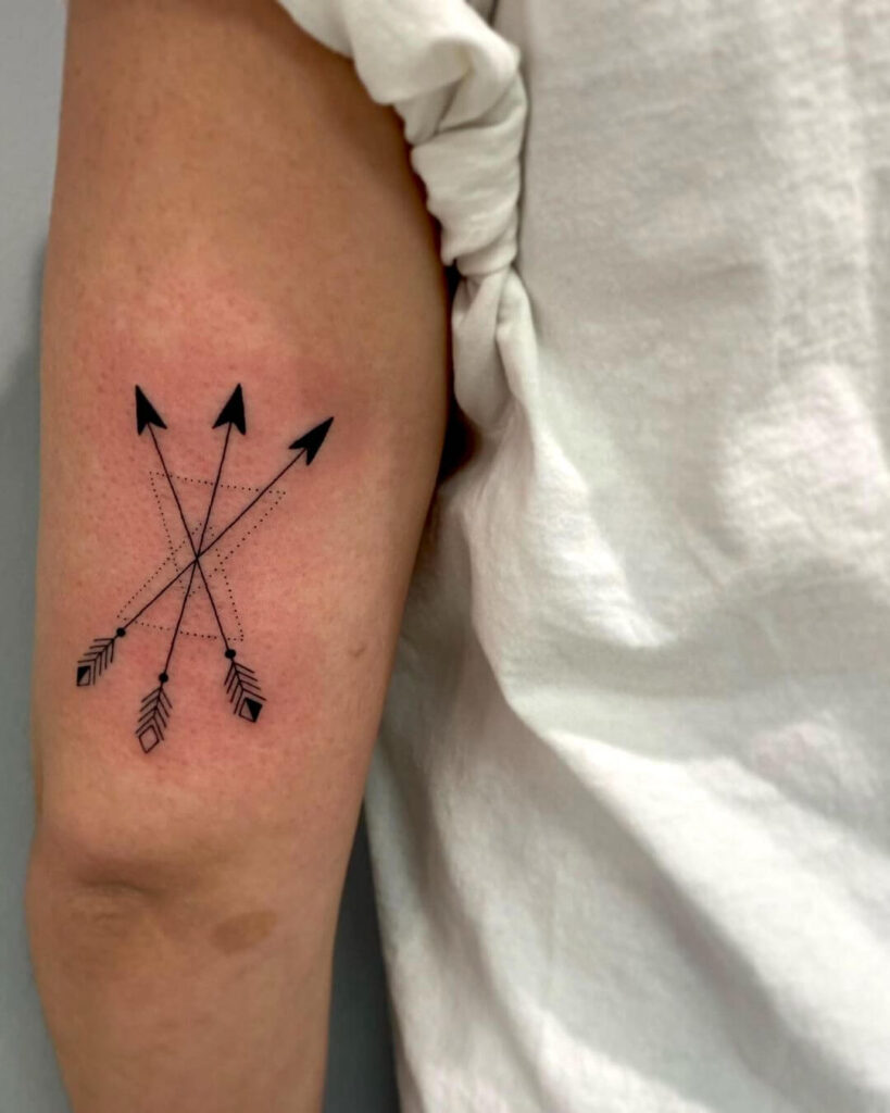 Arrow family tattoo