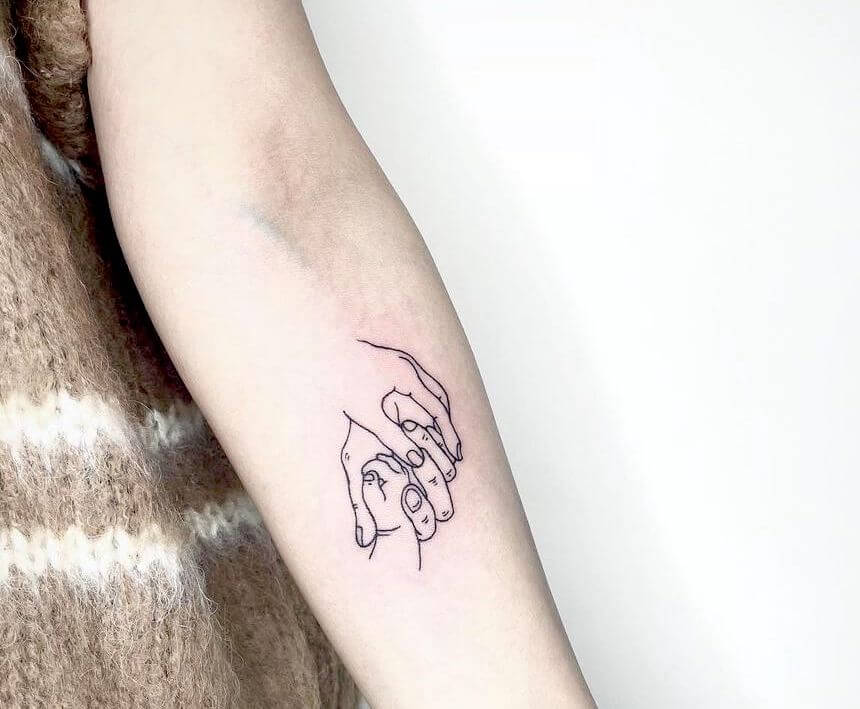 Heart warming family tattoo
