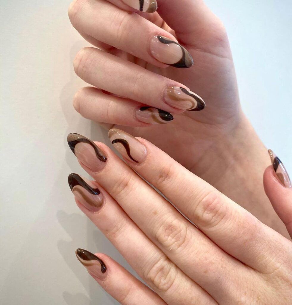 Abstract french nail