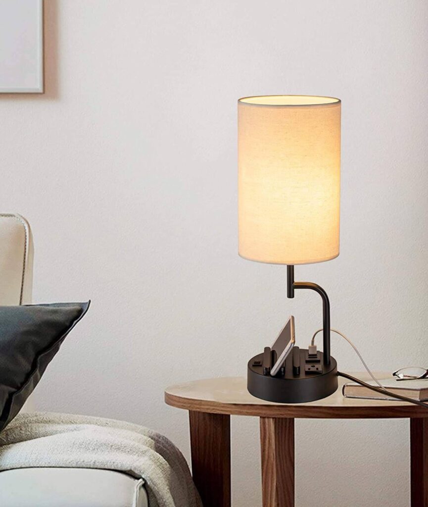 All-in-one modern table lamp