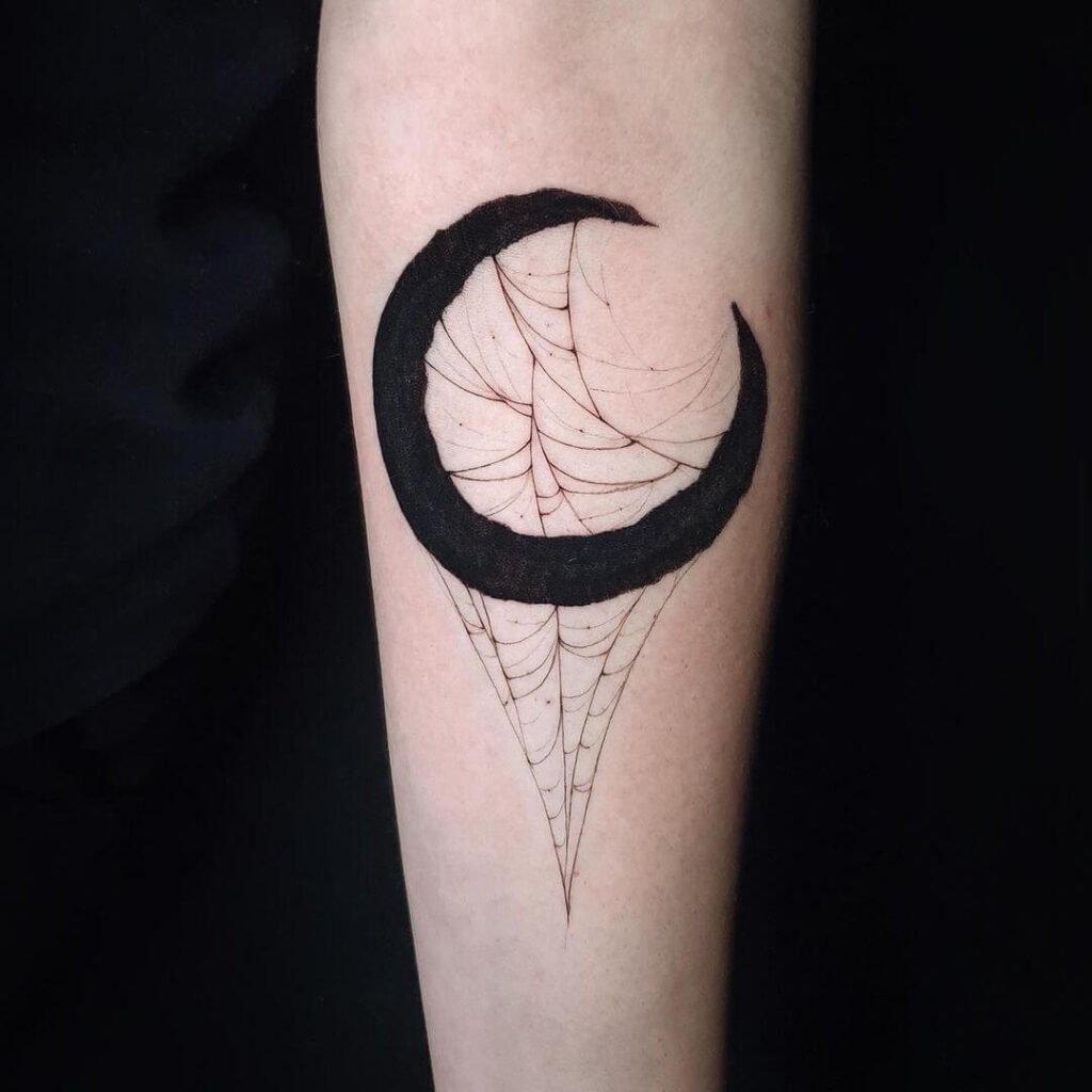 Cool Moon Tattoo