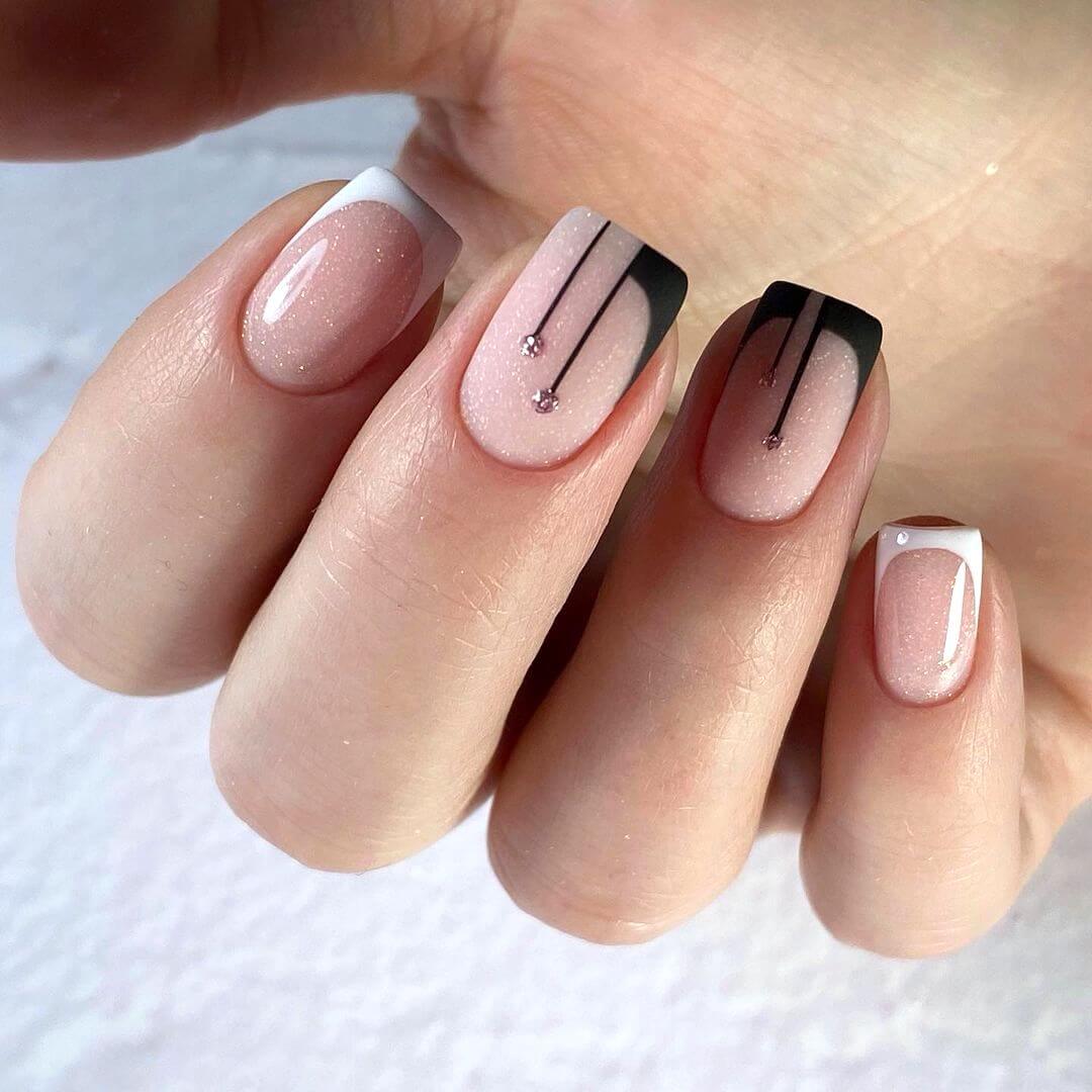 35 Modern And Creative Designs For French Nail Art IdeasDonuts