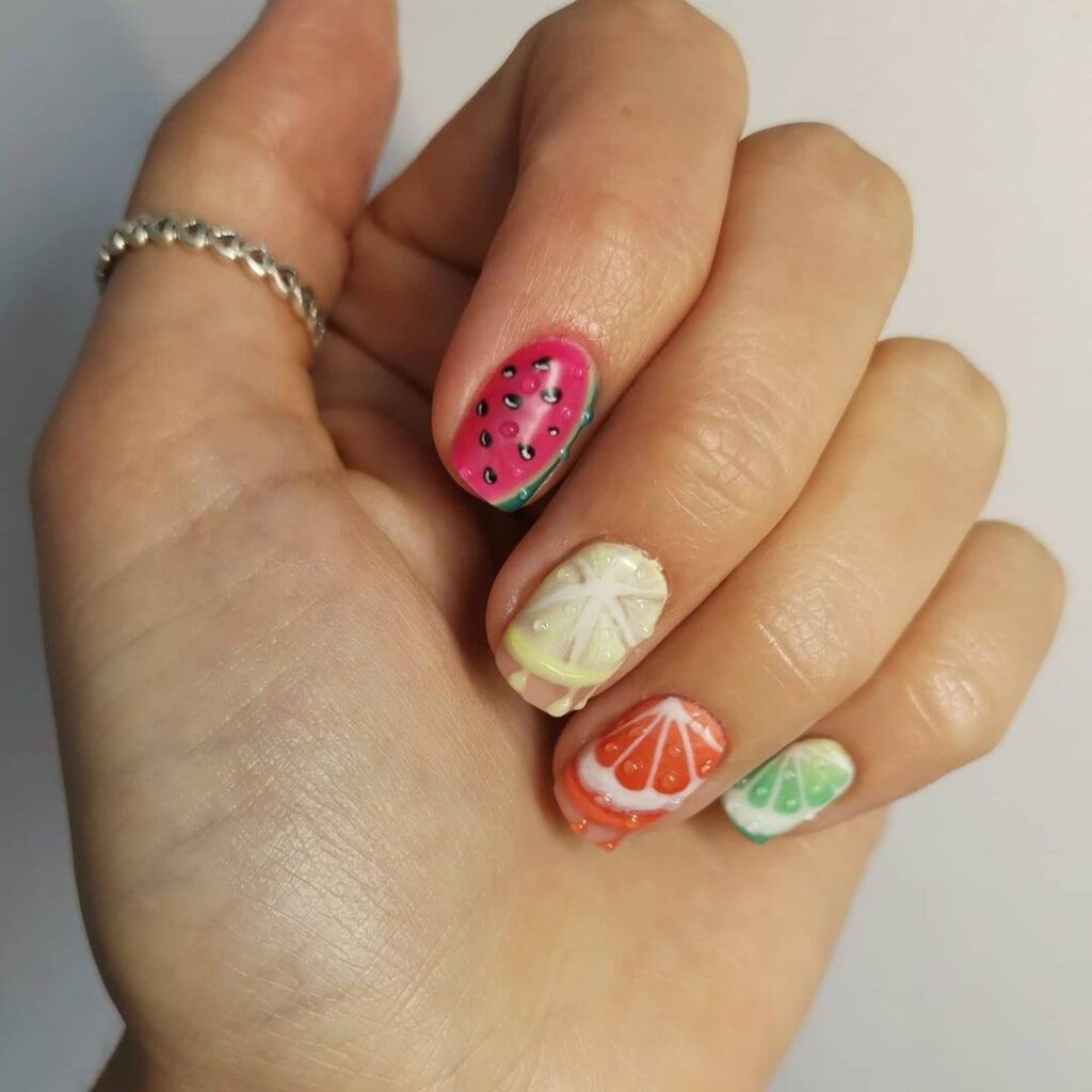 Fruit Juice Nails