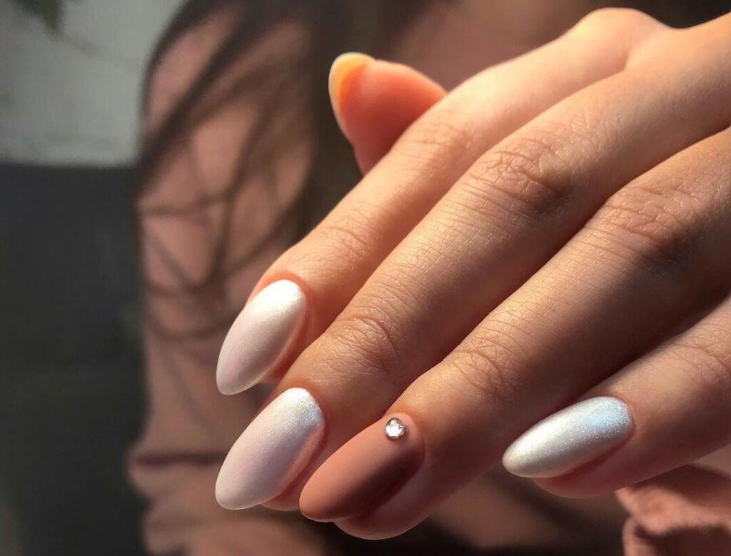 Stunning wedding nail designs