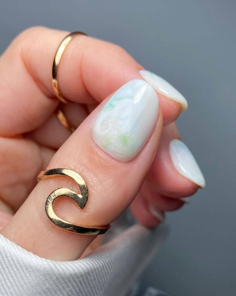 Stunning wedding nail designs