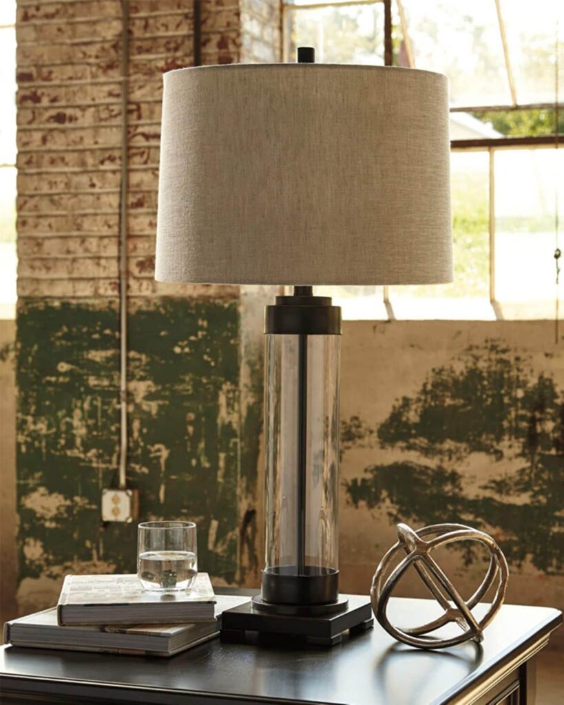 Talar Glass Table Lamp