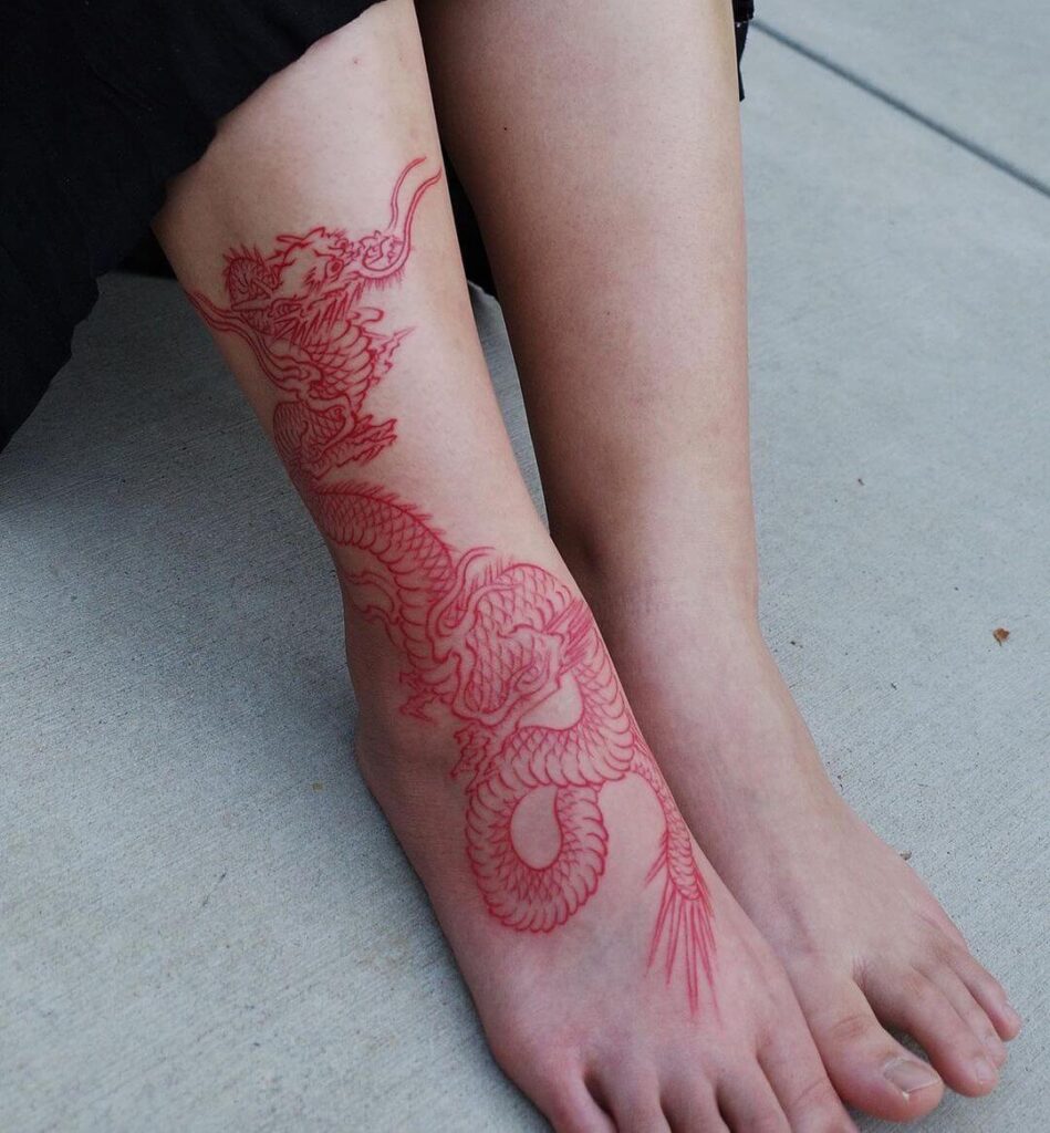 dragon Foot tattoo