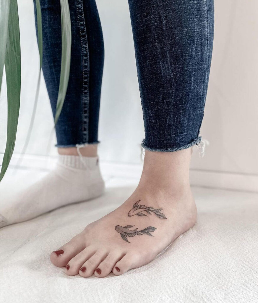 fish Foot tattoo