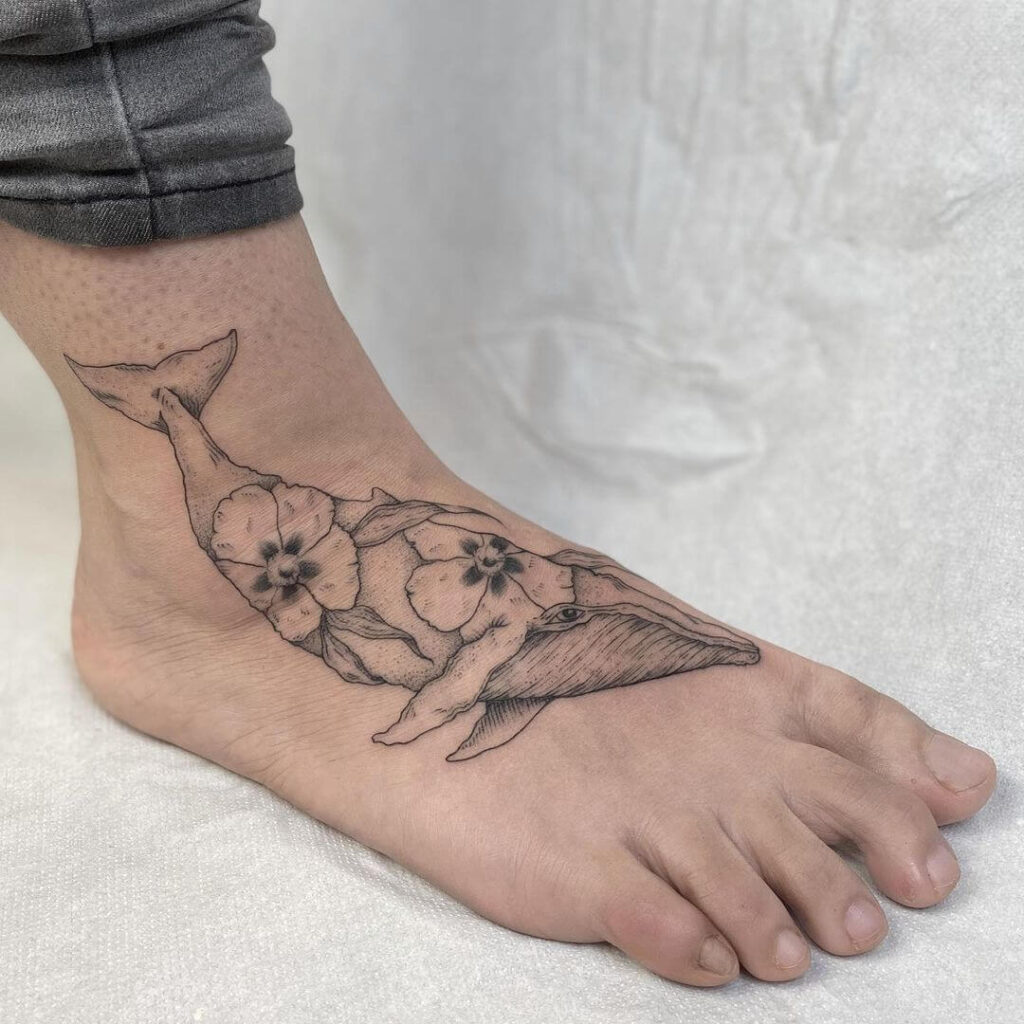 whale Foot tattoo