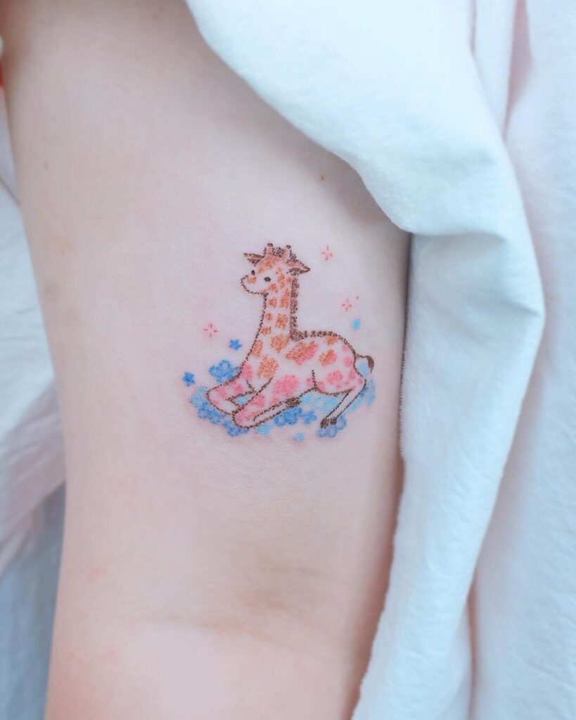 Giraffe tattoo