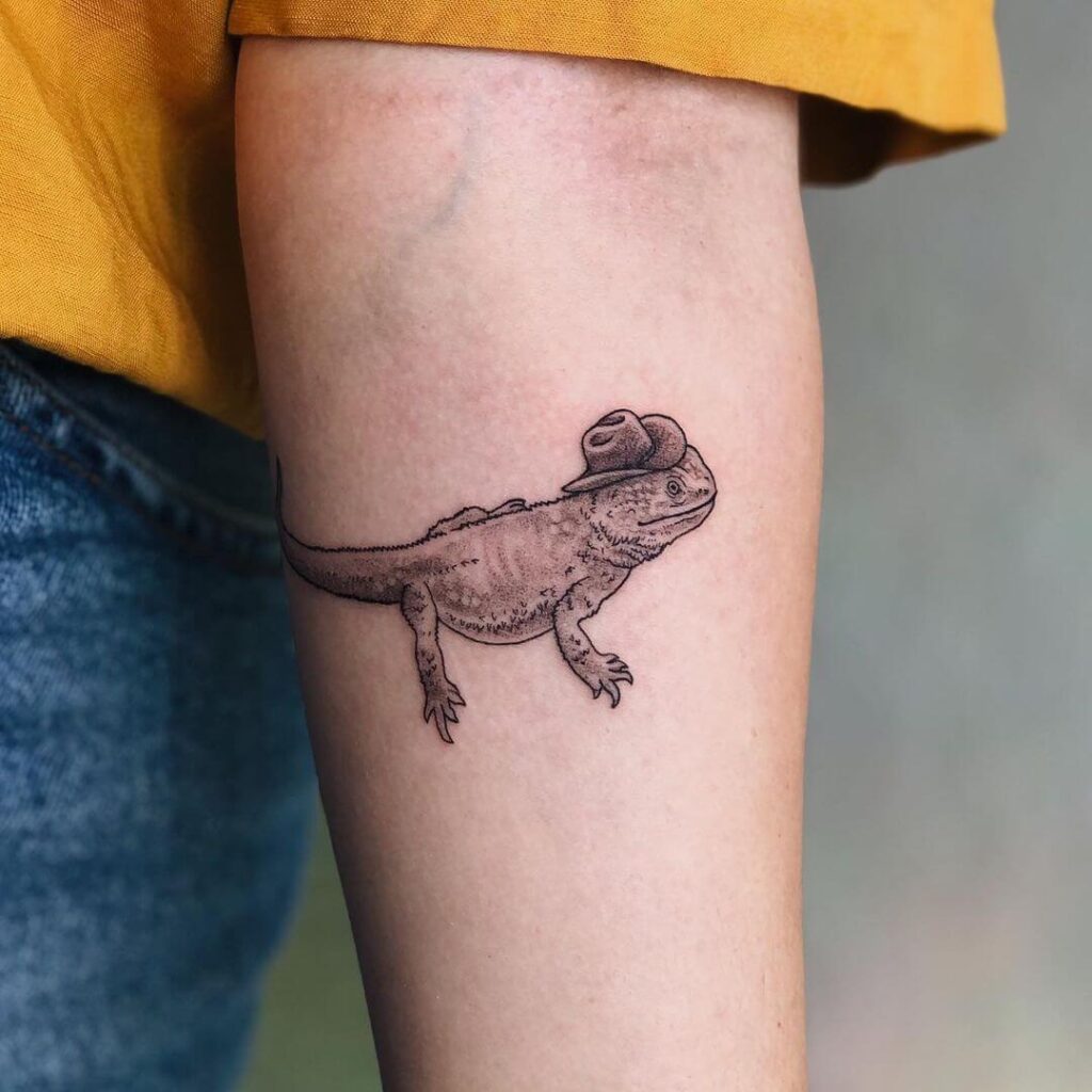 Lizard tattoo