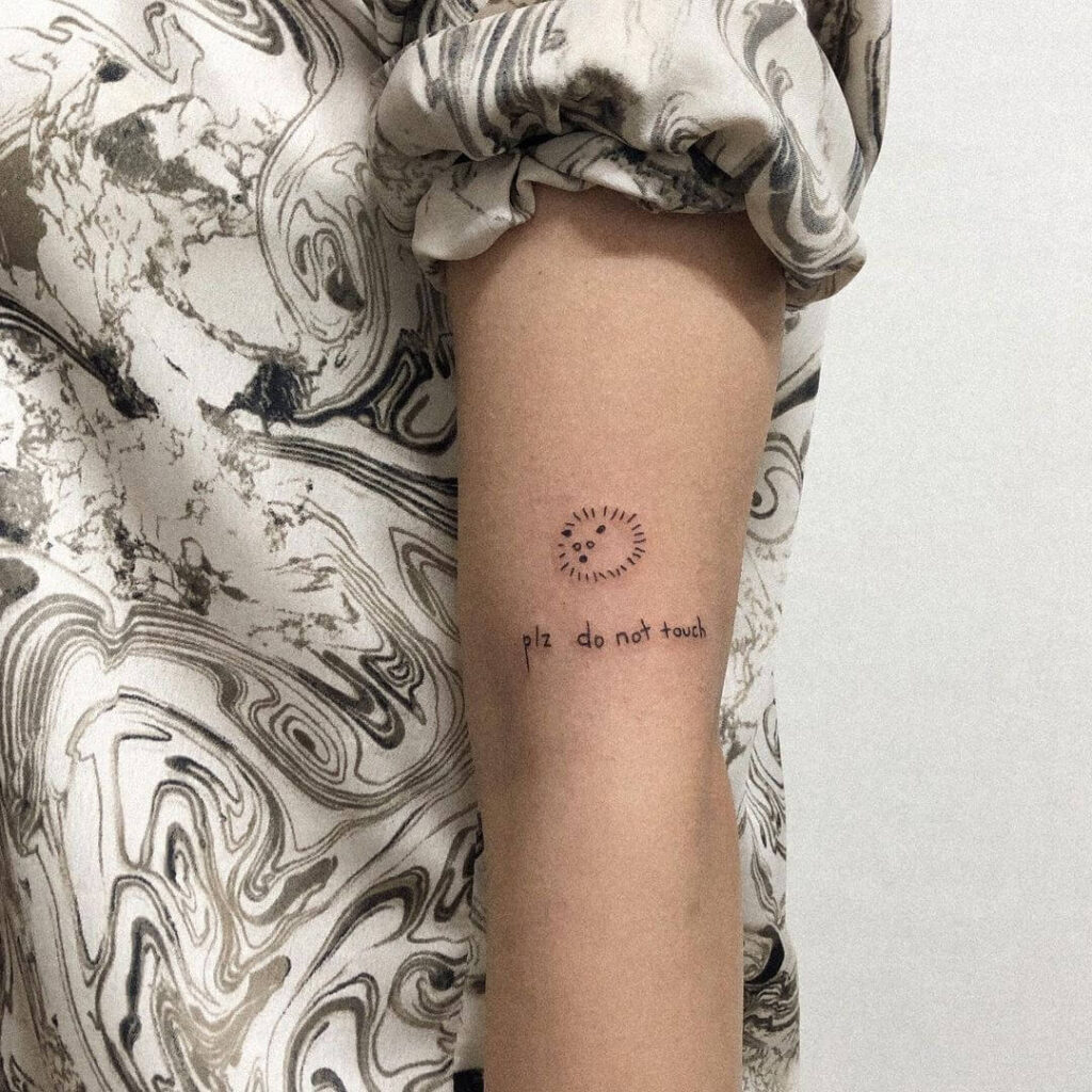 Hedgehog tattoo