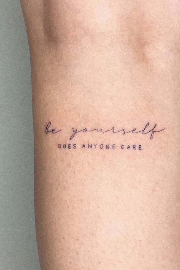 Two font styles