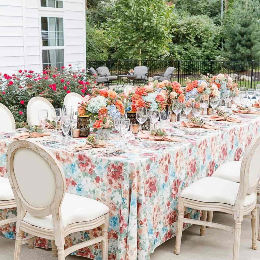 Floral table