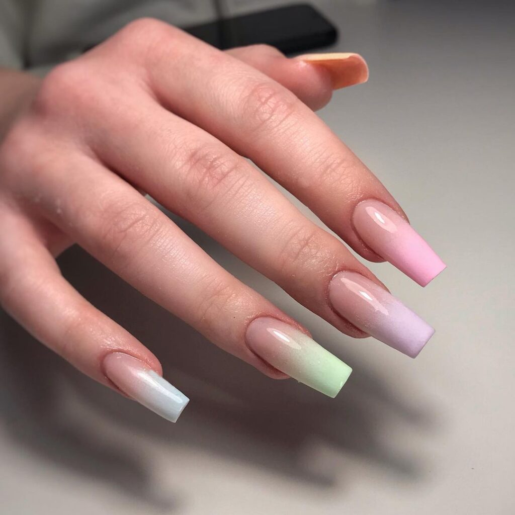 ombre nail ideas in 2021