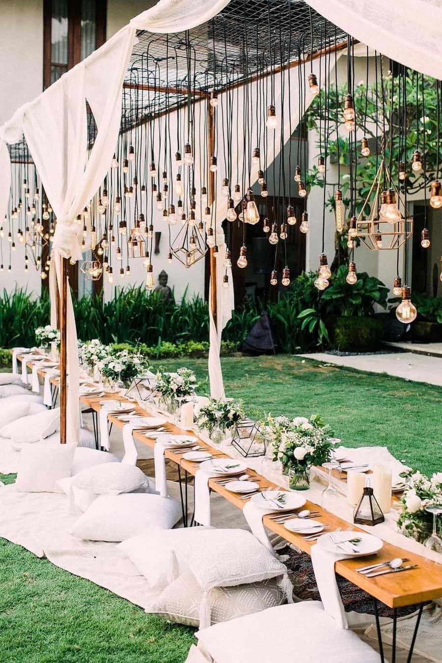 Backyard wedding