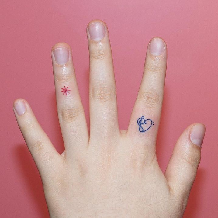 Finger Line Tattoo