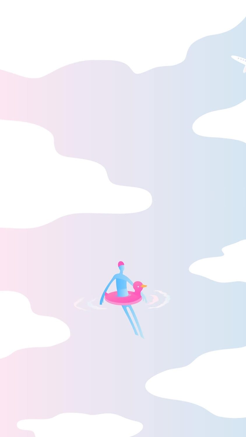 Swimming in the clouds