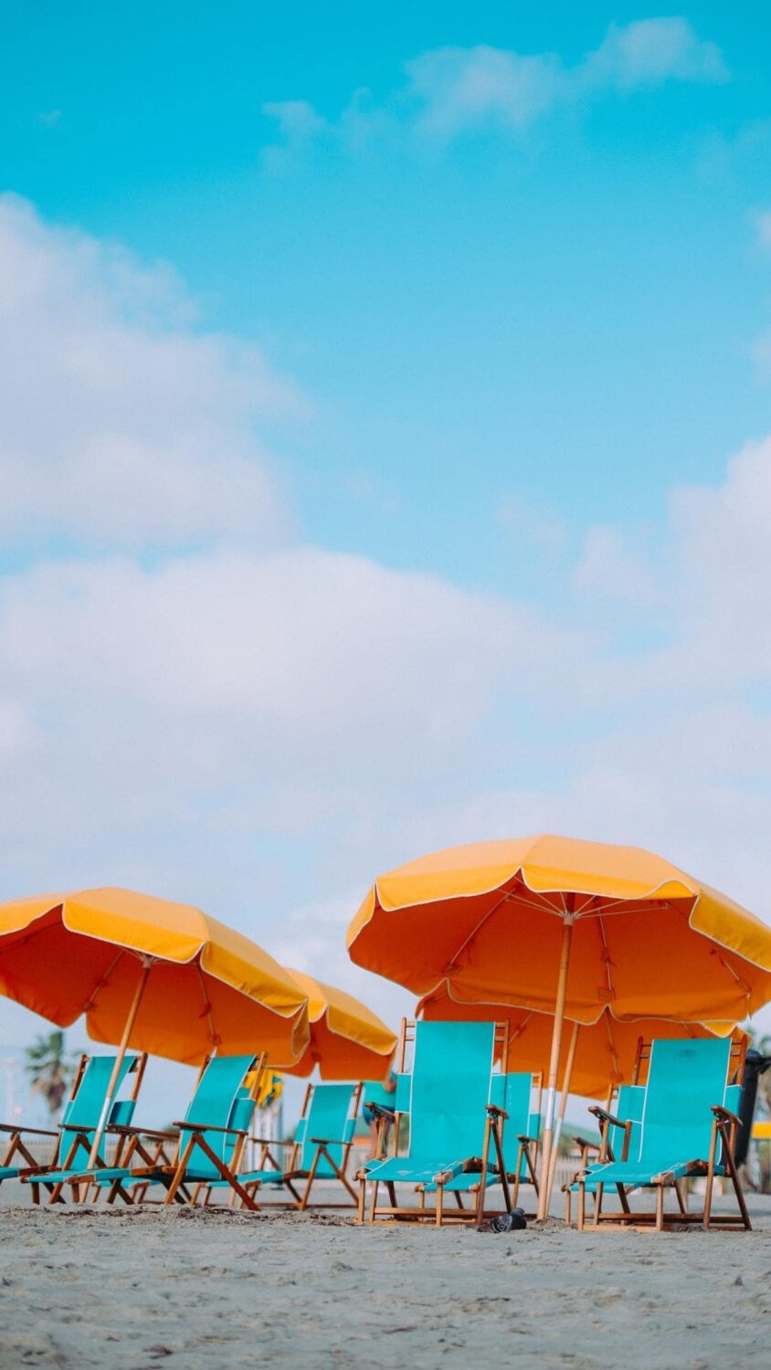 Colorful beach