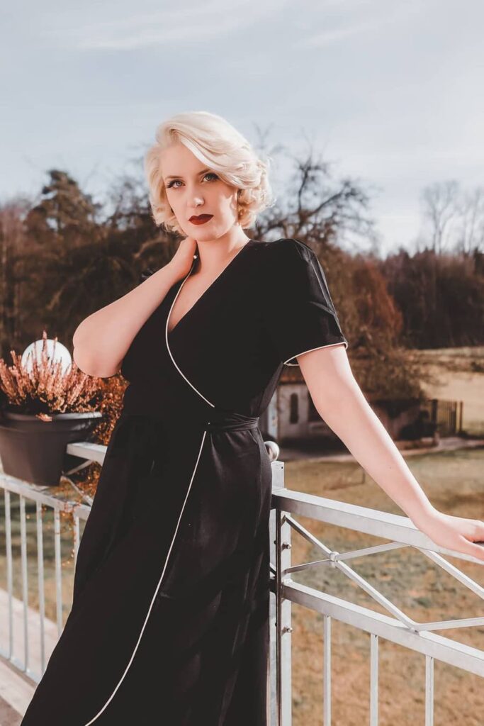 Retro simple dress