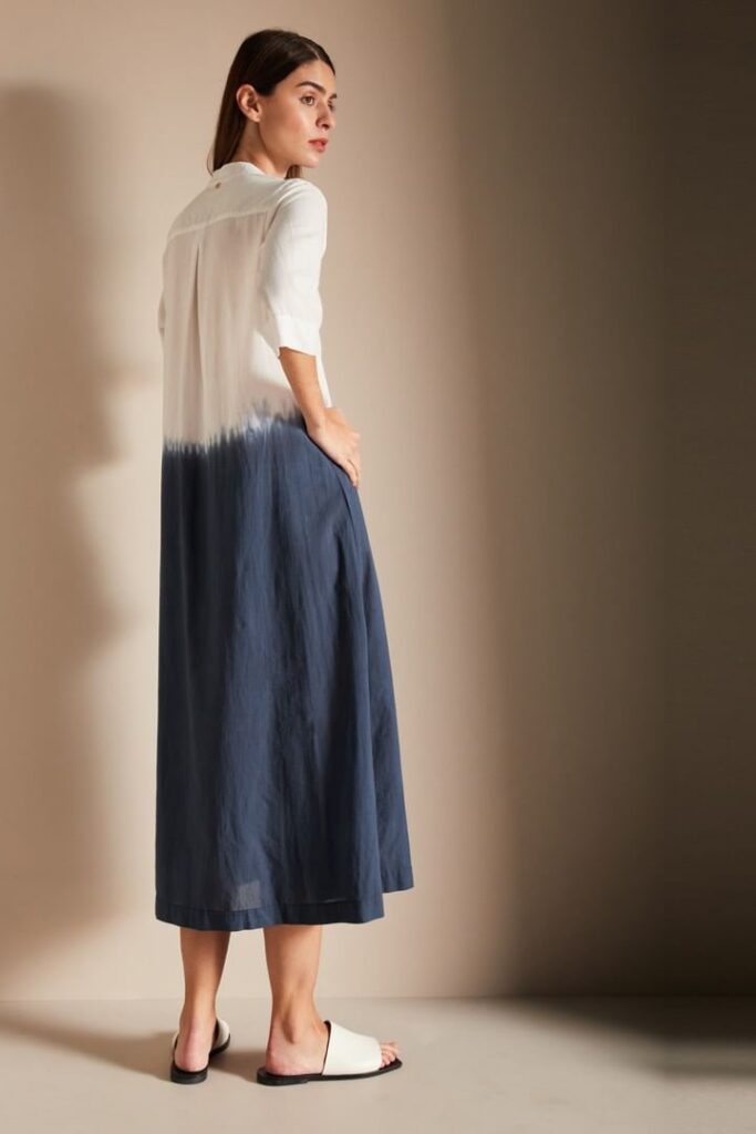 Robe bicolore