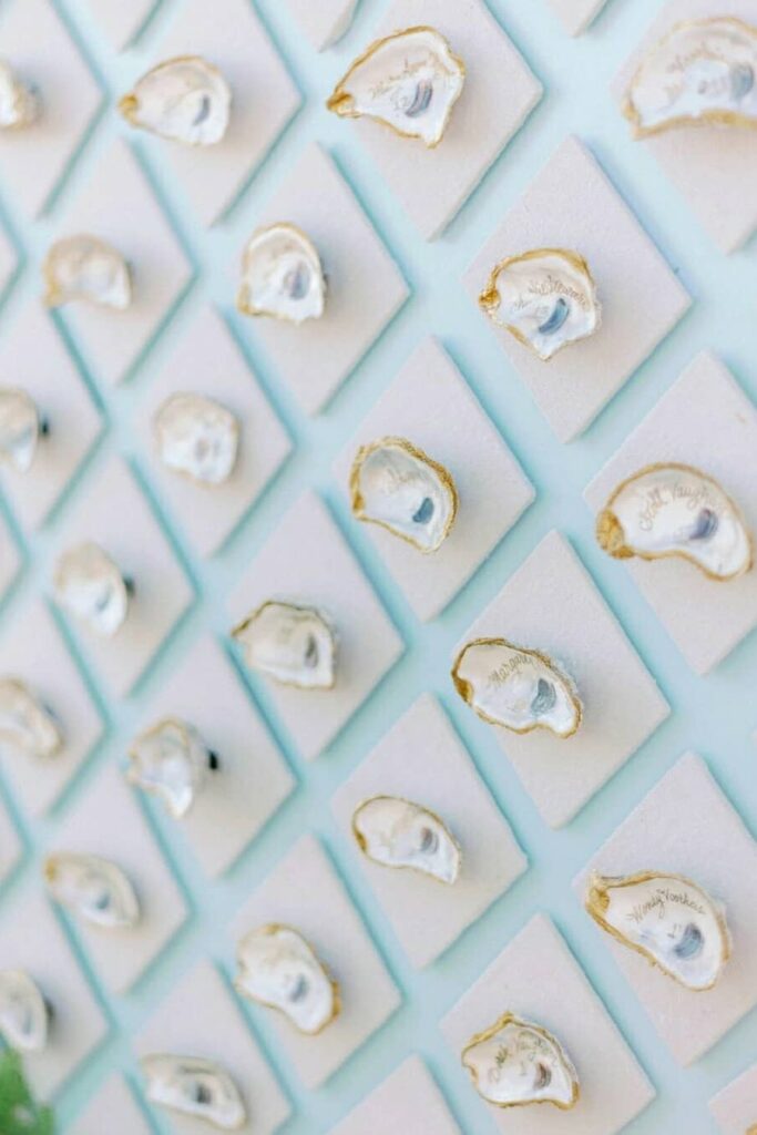 Creative beach wedding decoration