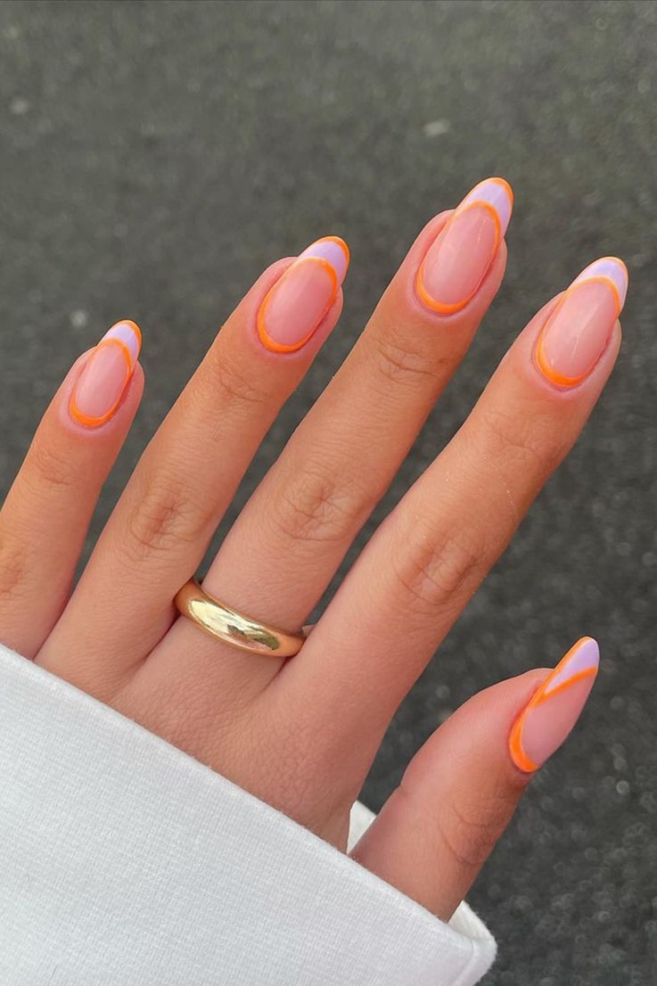 Stylish and simple summer nails