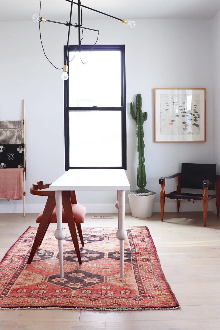 small office decor boho western