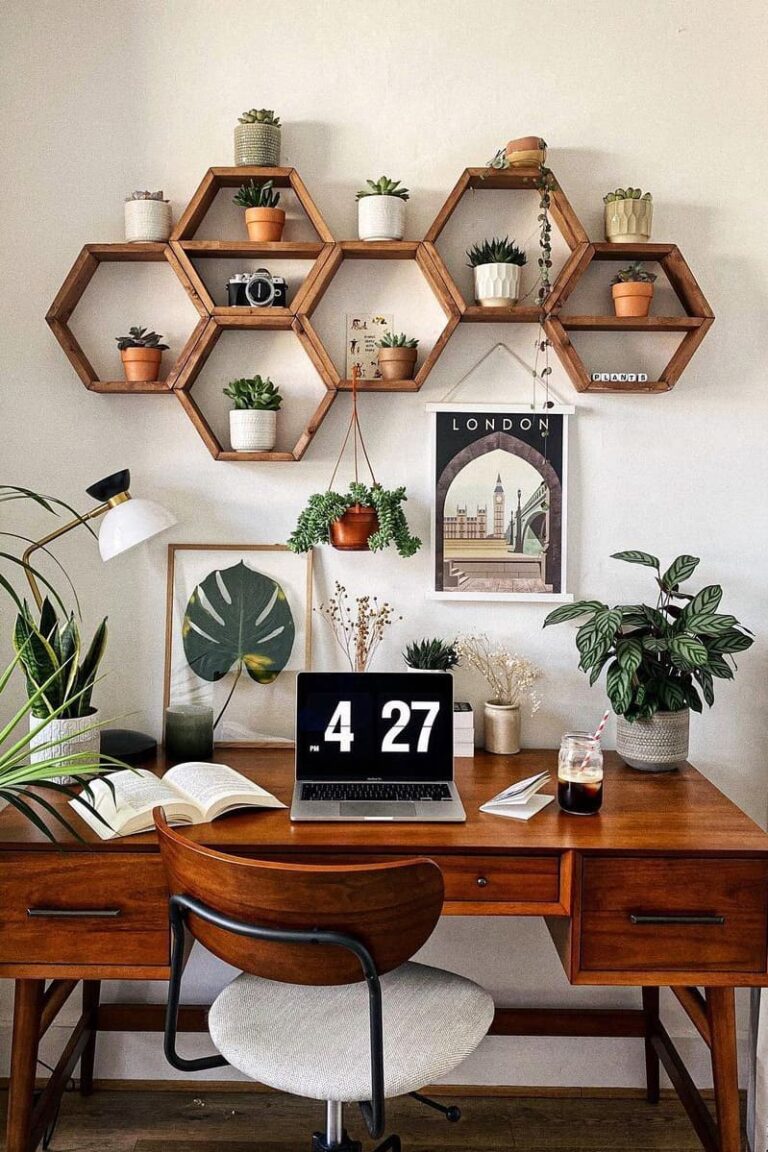 19 Chic Boho Office Decor Ideas IdeasDonuts