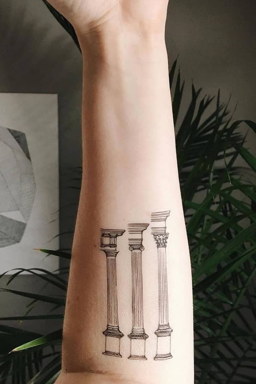 Temporary Landscape Tattoo