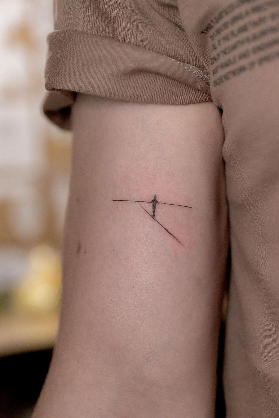 Tiny tattoo with deep meaning