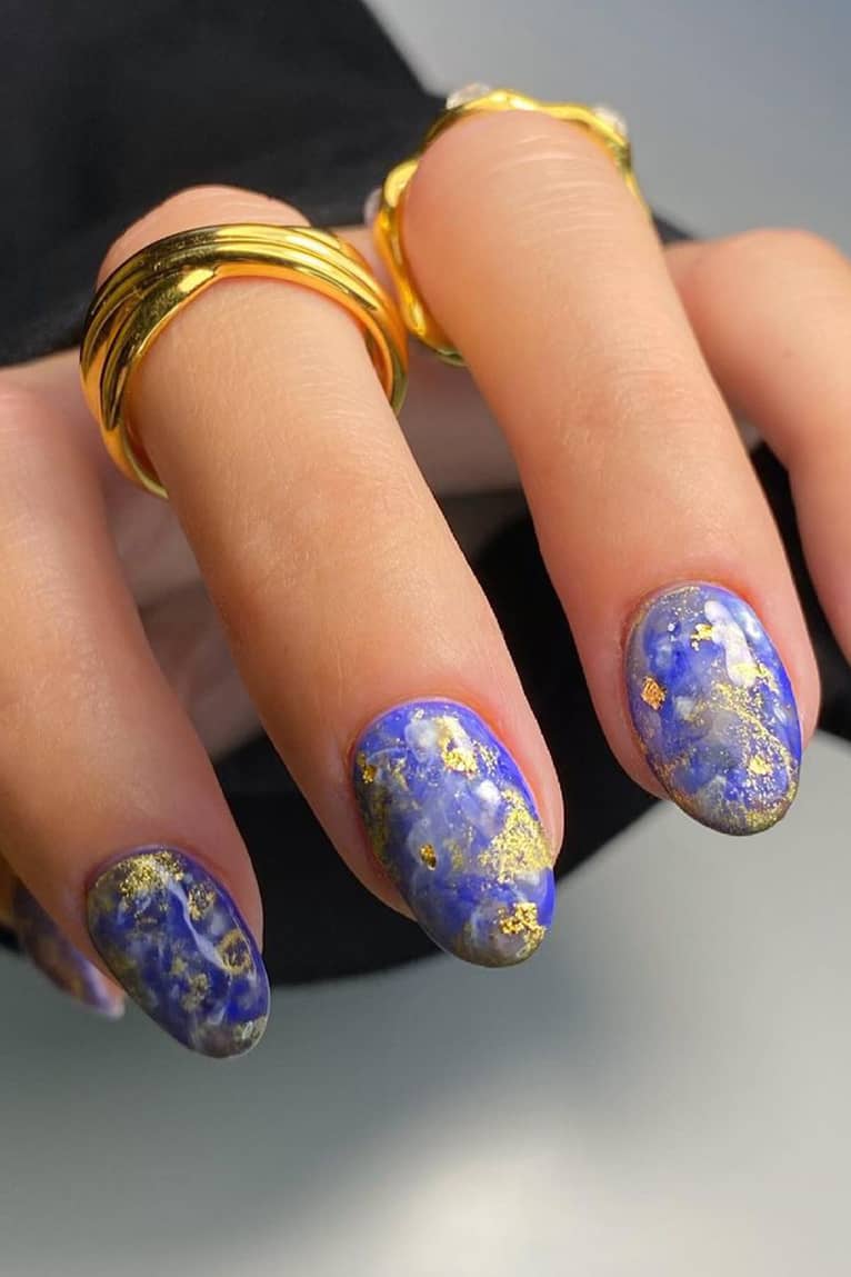 Unique galaxy nails