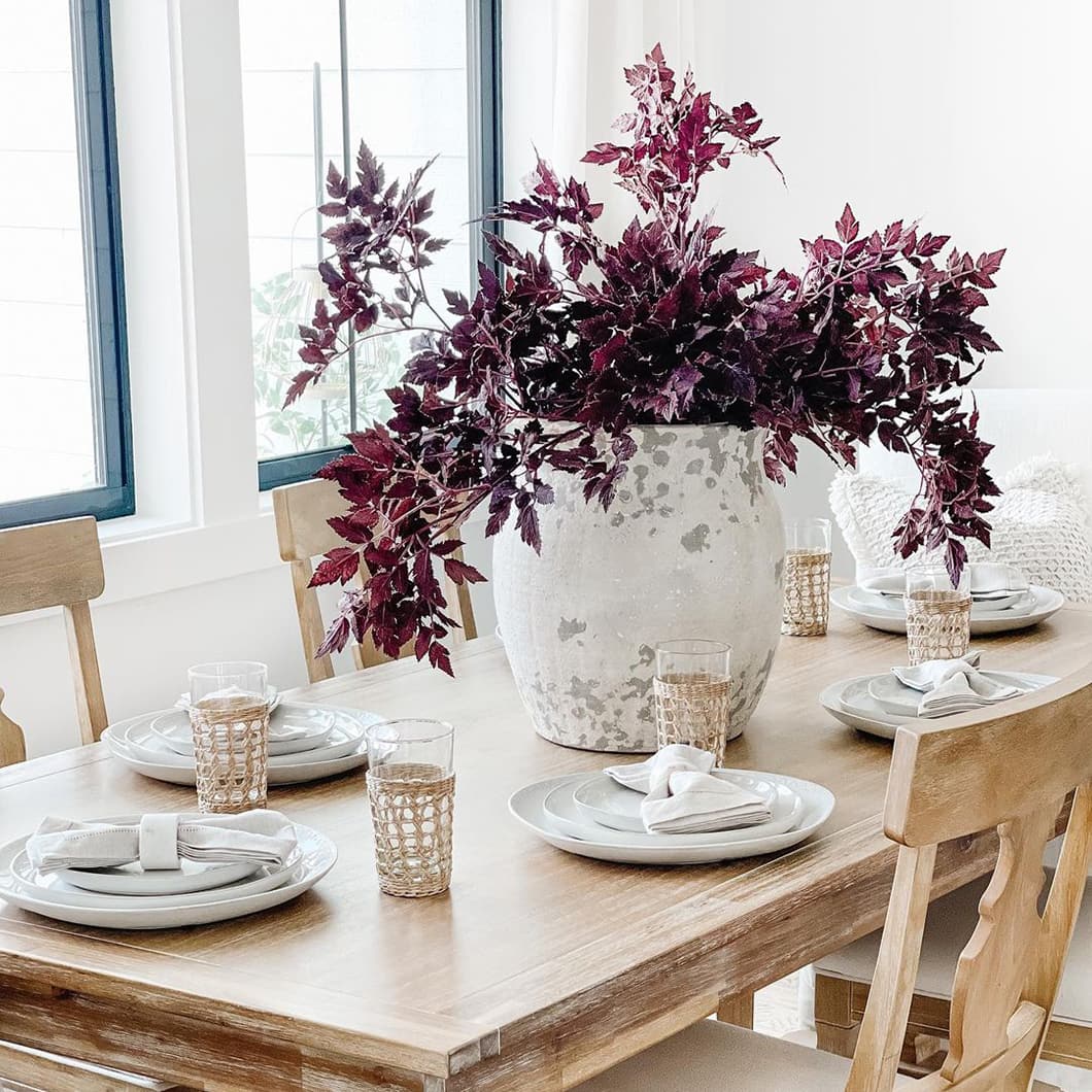 Fall purple decor