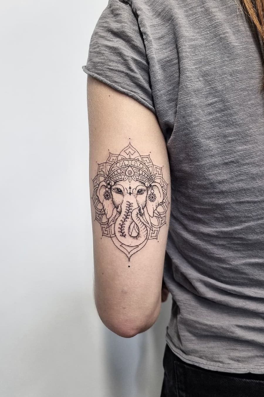 Mandala Elephant Tattoo