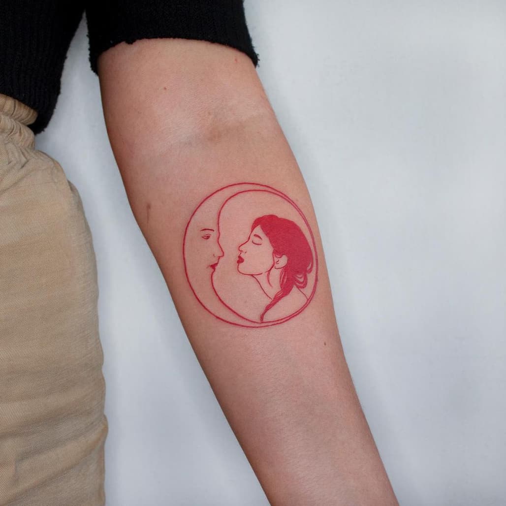 Red Moon Tattoo