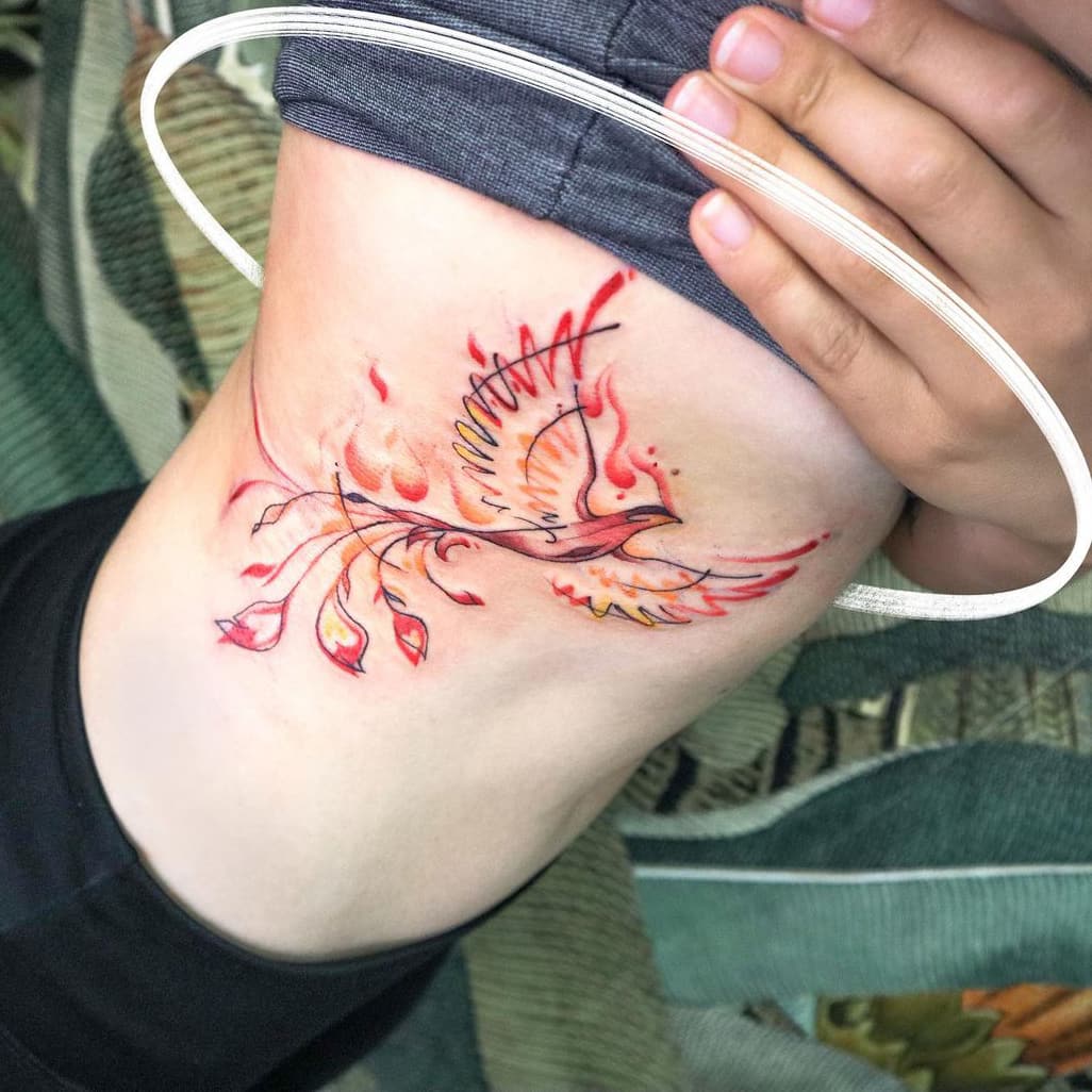 Red Phoenix Tattoo