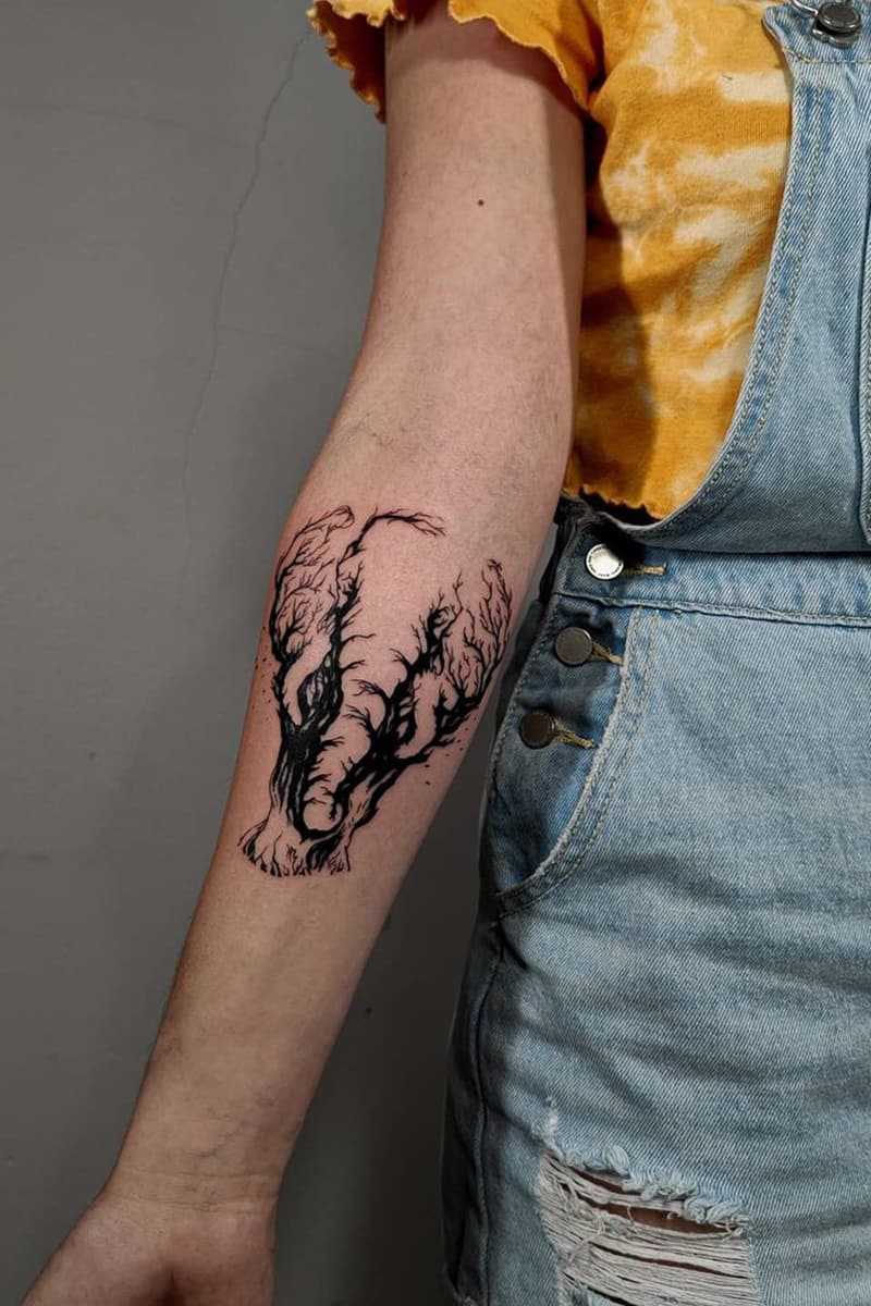 Unique elephant tattoo