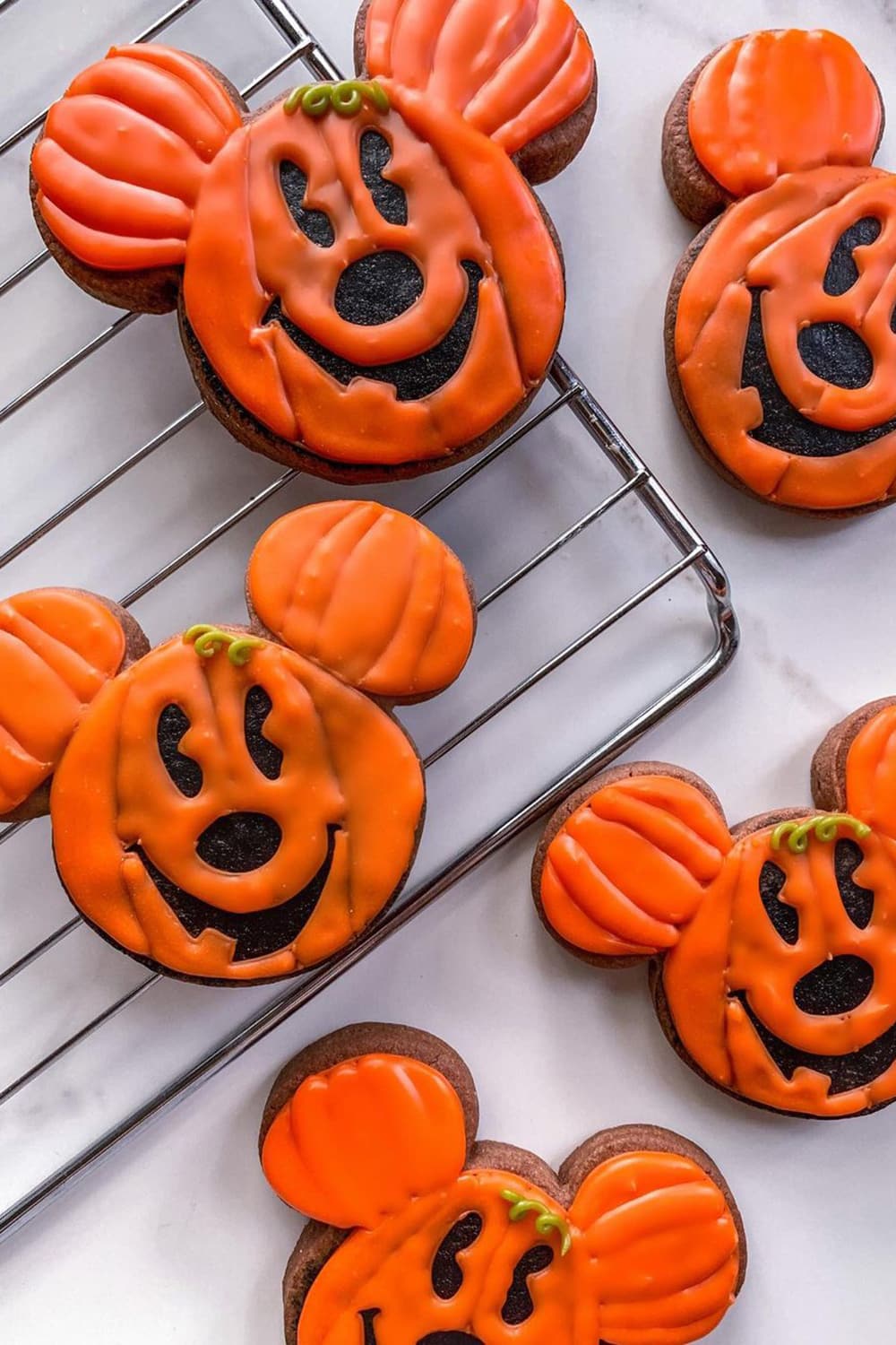 Mickey Pumpkin Cookies