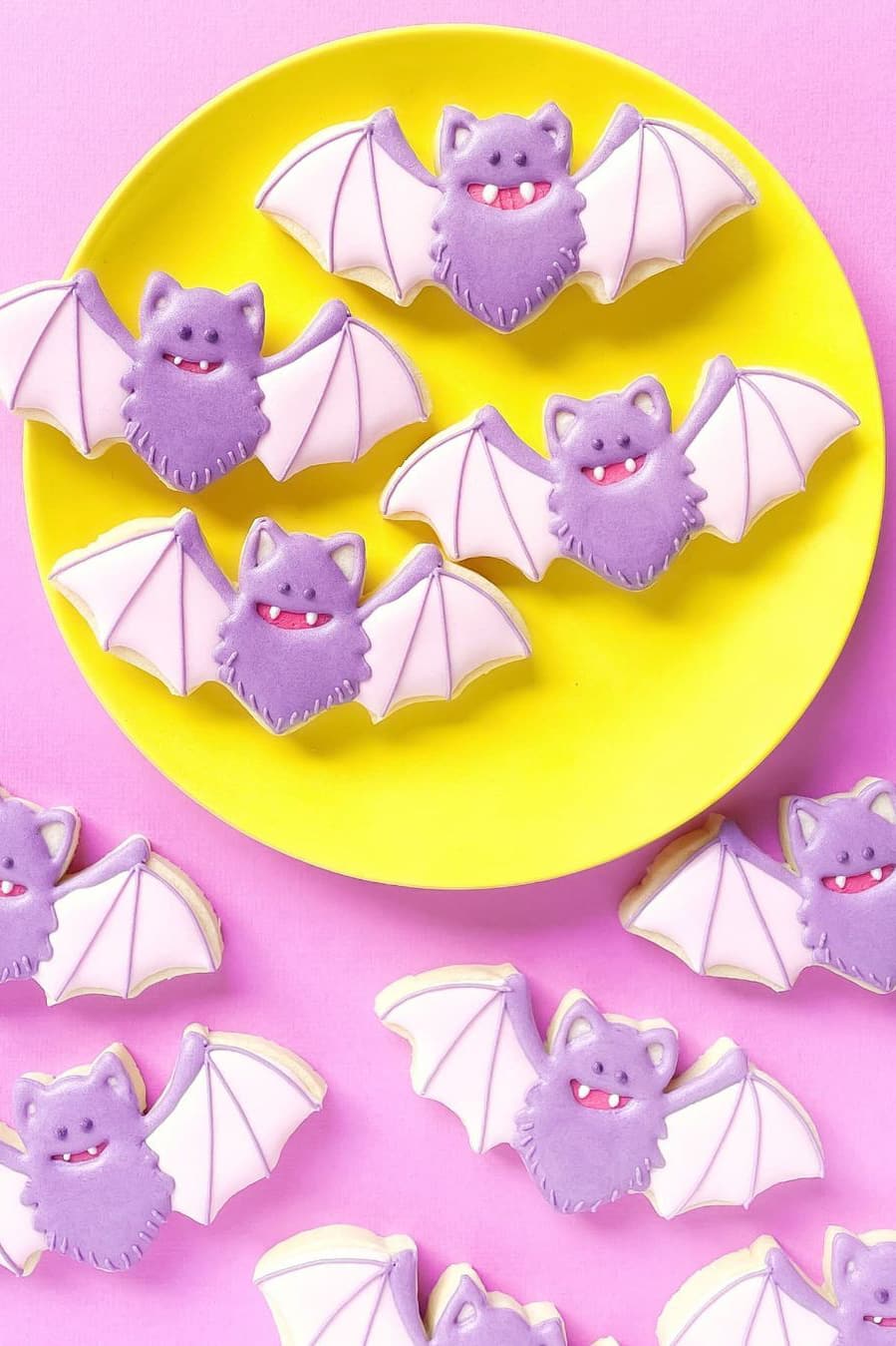 Purple Bat Cookies