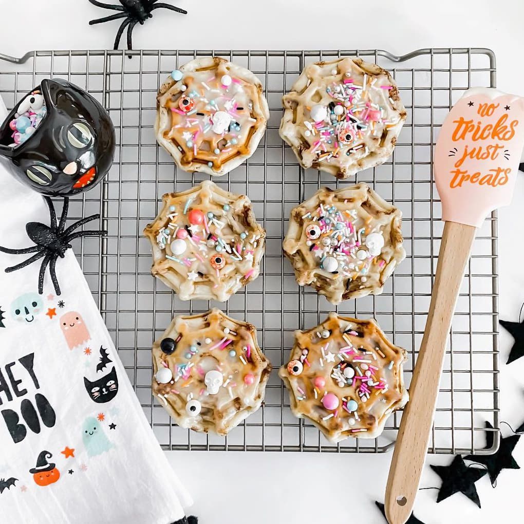 Spider web cookies