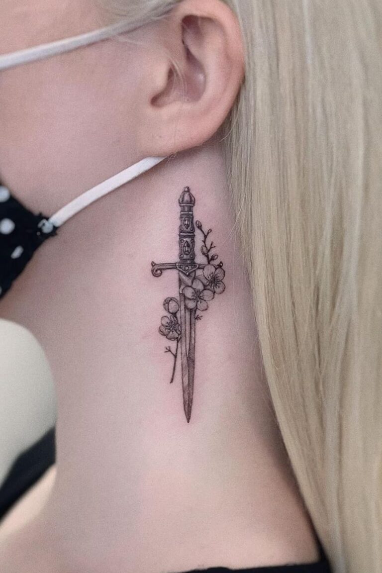 35 Cool Sword Tattoo Design Ideas