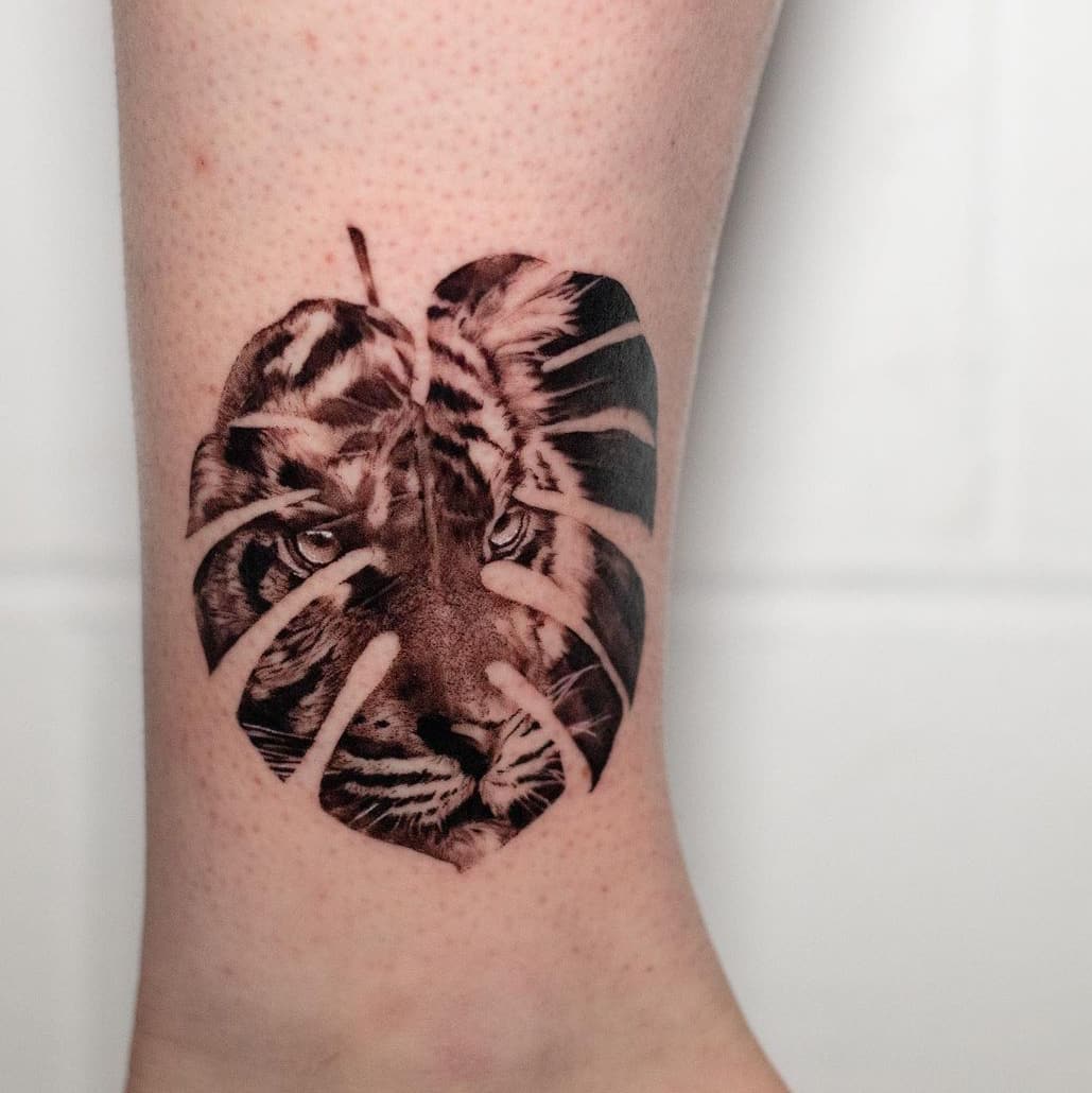 Natural Tiger Tattoo