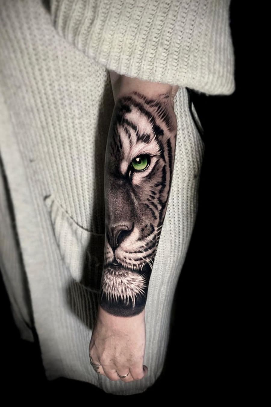 Realistic Tiger Tattoo