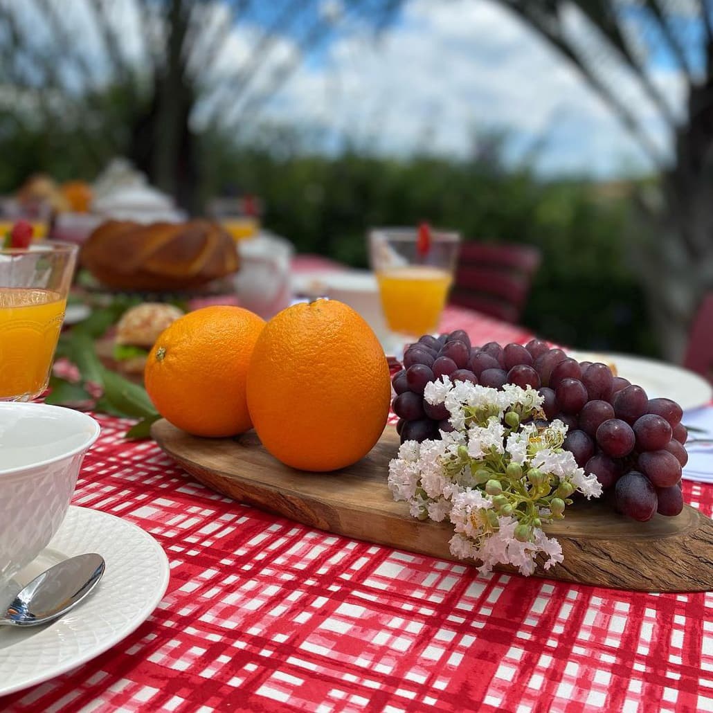 Red Checkered Tablecloth