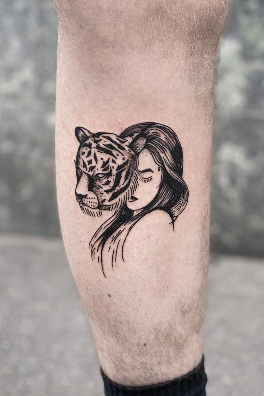 Tiger Mask Tattoo