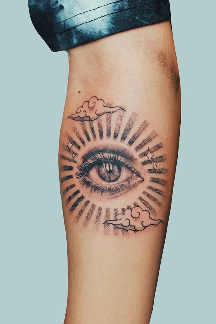 Eye Tattoo in the Sky