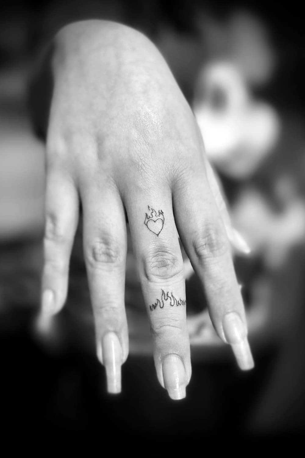 Flame ring tattoo